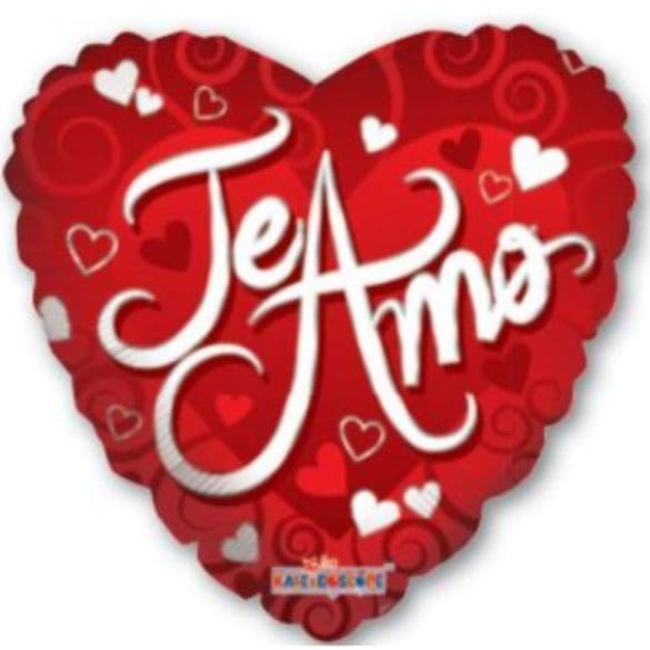 TE AMO CORAZON MT 36″ KAL