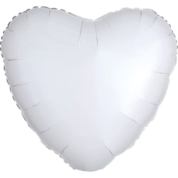CORAZON BLANCO SATIN 18″ ANAG