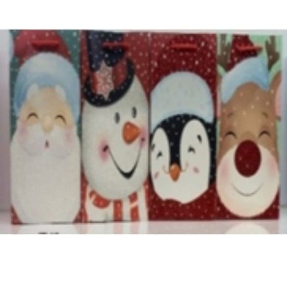 Bolsa de Regalo Navidad jumbo Modelo  BG3887  31*42*12cm