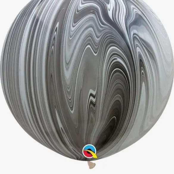 03 SUPER AGATA NEGRO/BLANCO 2 PZA LATEX DE QUALATEX