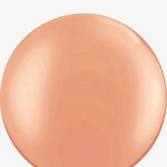 03 ROSA ORO 2 PZA LATEX LISO DE QUALATEX