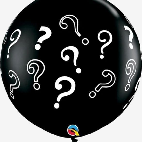 03 NEGRO ONIX 2 PZA SIGNOS DE INTERROGACION A-R LATEX DE QUA