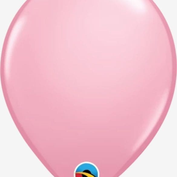 05 ROSA 100 PZA LATEX LISO DE QUALATEX