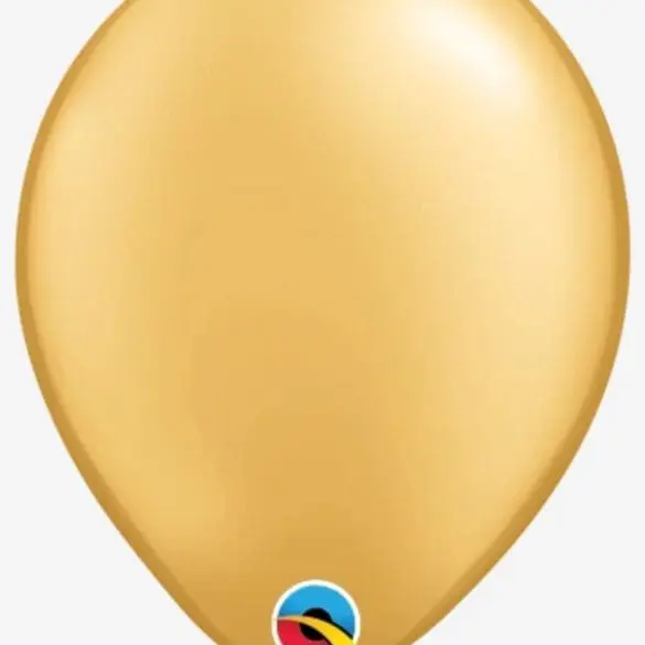 05 ORO METALICO 100 PZA LATEX LISO DE QUALATEX