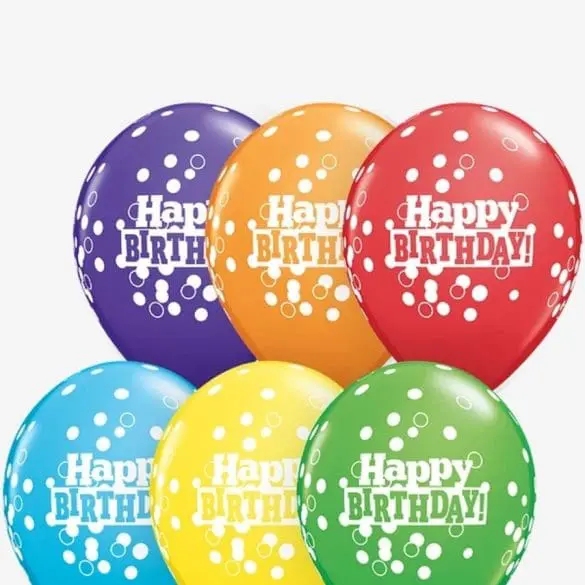 05 SURTIDO ARCOIRIS BRILLANTE 100 PZA Birthday Confetti Dots