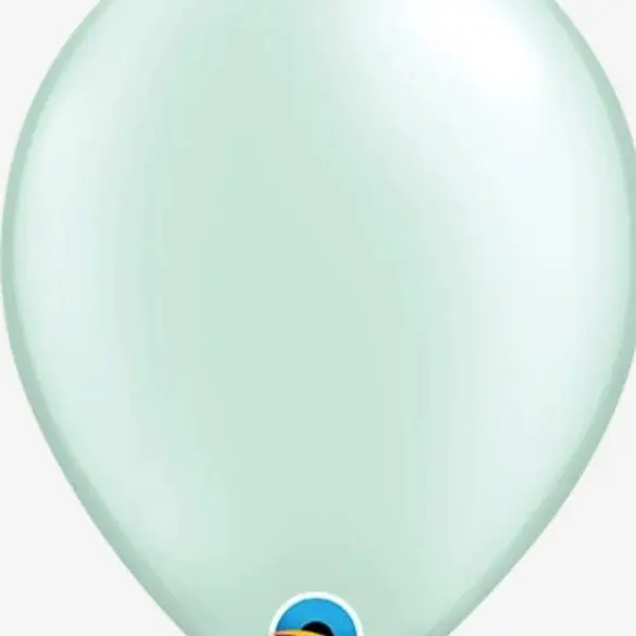 05 VERDE MENTA NACARADO 100 PZA LATEX LISO DE QUALATEX