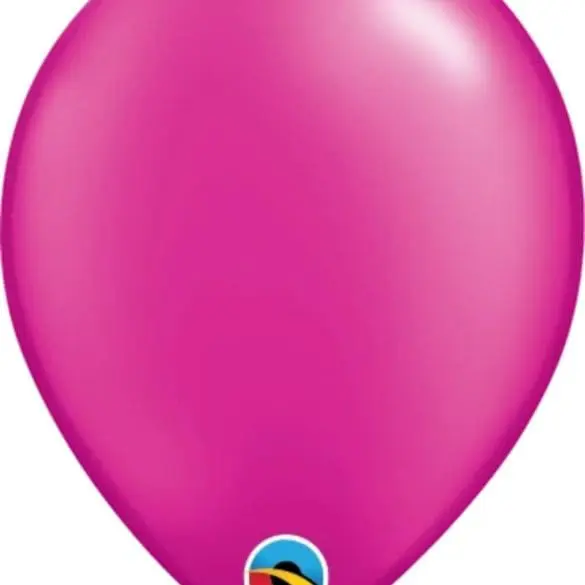 05 MAGENTA NACARADO 100 PZA LATEX LISO DE QUALATEX