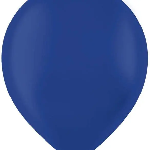 05 AZUL MARINO ESTANDAR 50 PZA LATEX DE GLOBOS Y FIGURAS