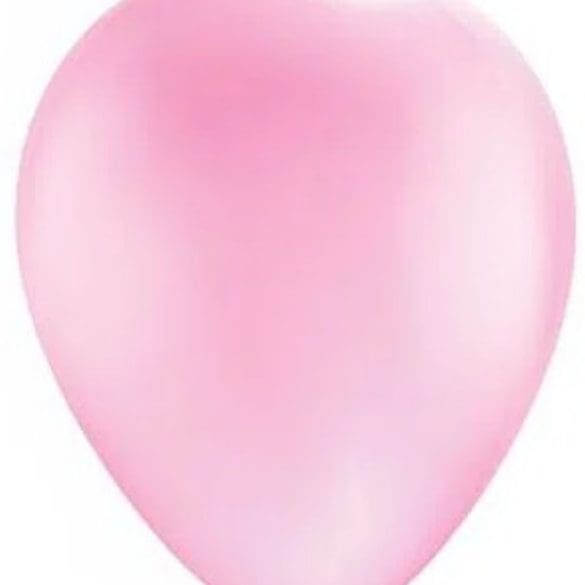 05 ROSA CLARO ESTANDAR 100 PZA LATEX DE GLOBOS Y FIGURAS