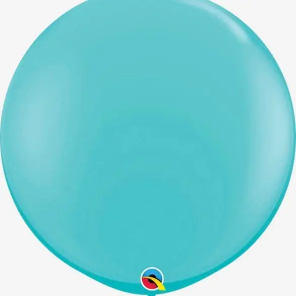 03 AZUL CARIBE 2 PZA LATEX LISO DE QUALATEX