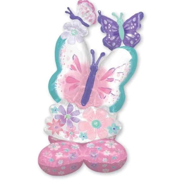 AIRLOONZLRG MET FLUTTERS BUTTERFLY FORMA MT 52″ ANAG PK 1 PZ