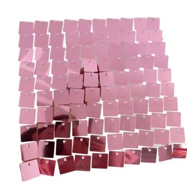 Shimer CUADRADOS ROSA BASE TRASPARENTE 30×30 cm