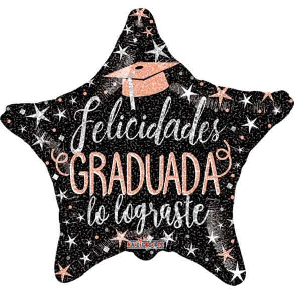 FELICIDADES GRADUADA ESTRELLA HO 09″ KAL