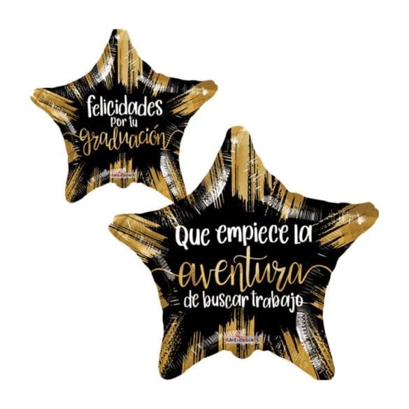 FELICIDADES POR TU GRADUACION ESTRELLA MT 09″ KAL