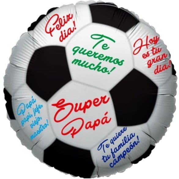 Papá gran día Soccer ball REDONDO MET 18″ Balum