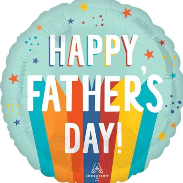 FATHERS DAY PLAYFUL STRIPES REDODNO MT 18″ ANAG