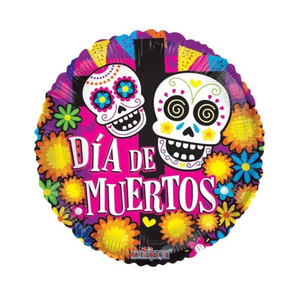 DIA DE MUERTOS REDONDO MET 18″ Kaleidoscope