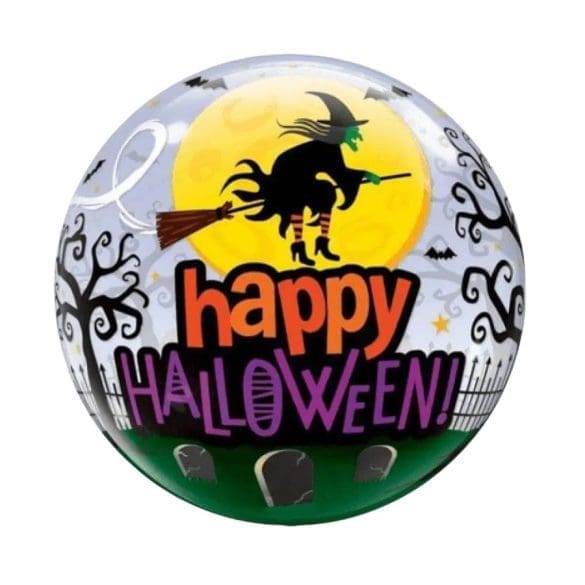 Halloween Witch Haunting BURBUJA SENCIALLA 22″ PK 1 PZA