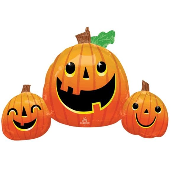 SMILEY PUMPKIN TRIO Super Shape MET Anagram
