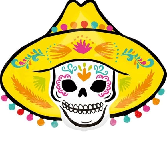 SOMBRERO SKULL SUPER SHAPE FORMA MT 28″ ANAG