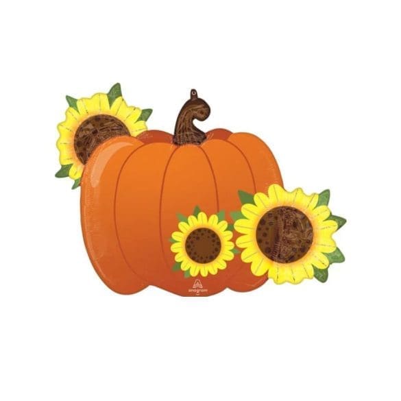 WELCOME FALL PUMPKIN & SUNFLOWERS