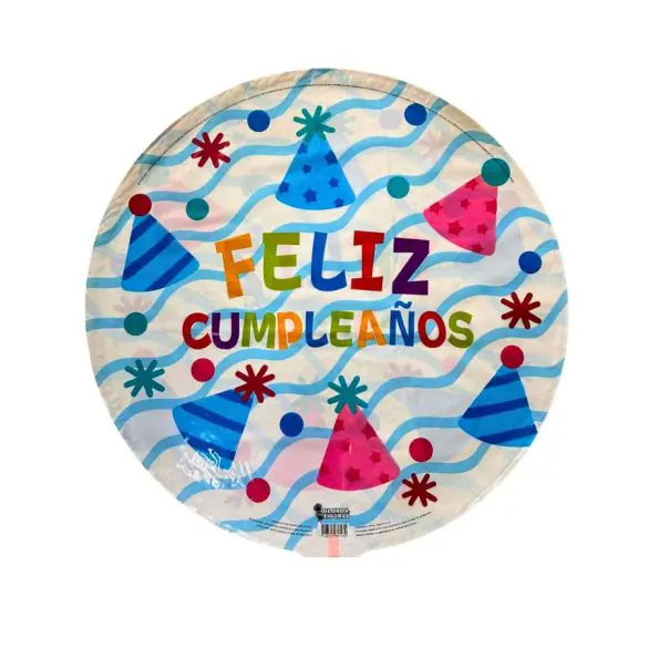Feliz Cumpleaños Fiesta REDONDO MET 22″ GYF