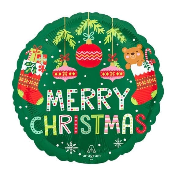 BEARY CHRISTMAS REDONDO MET 17″ Anagram