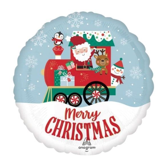 NORTH POLE EXPRESS CHRISTMAS REDONDO MET 17″ Anagram