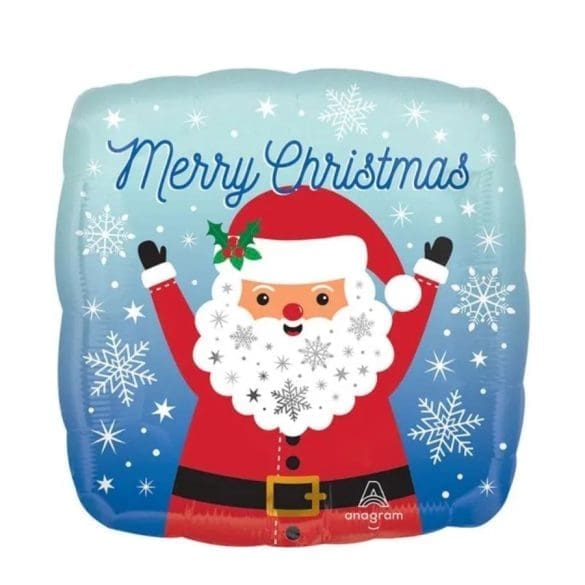 Snowy Christmas Santa REDODNO MET 17″ Anagarm