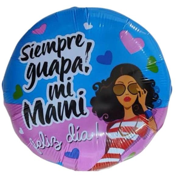 SUPER GUAPA MI MAMA REDONDO MT 18″ BALL