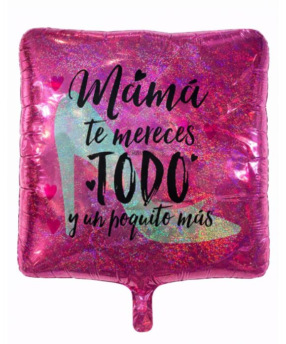 MAMA CUADRADO Y CORAZONEZ MT 18″ KAL