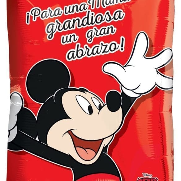 MICKEY MAMA UN GRAN ABRAZO RECATNAGULAR MT 18″  ANAG