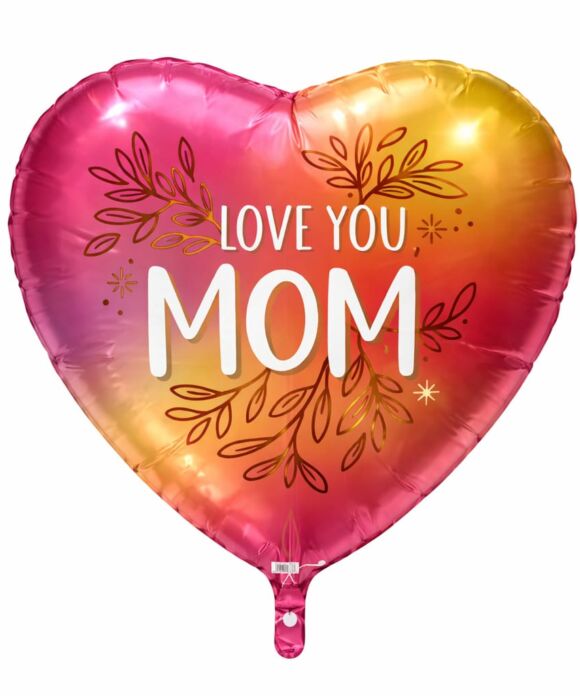 Botanical Traces Te quiero mamá CORAZON MET 28″ Anagram