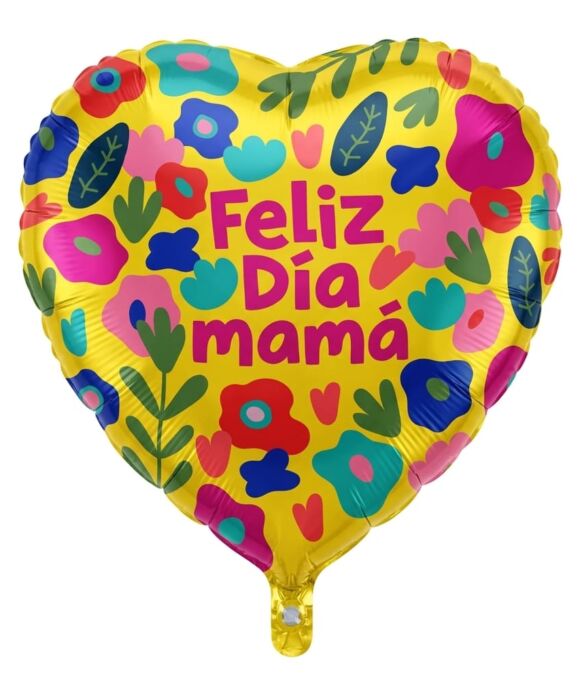Pétalos de invernadero Feliz Día de Mamá CORAZON MET 28″ Ana