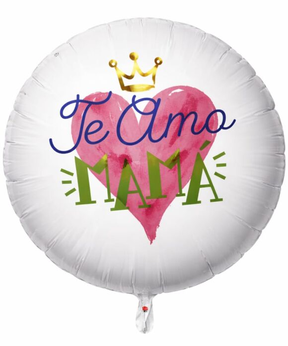Te amo mamá Corona REDONDO MET 36″ Kaleidoscope